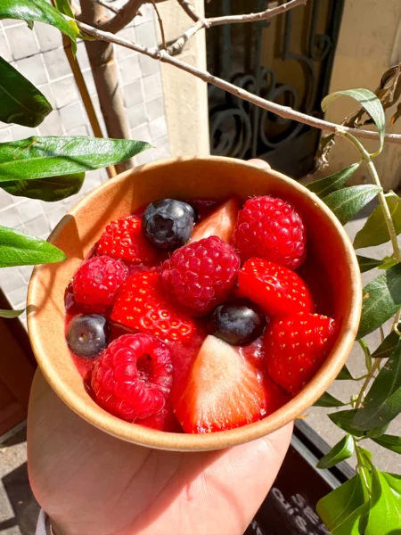 Pana Cotta Lait de Coco et Coulis de Saison